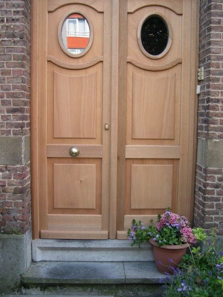 houte deur, deuren, hout